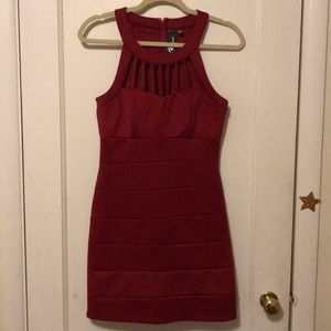 Trixxi size 7 red mini dress